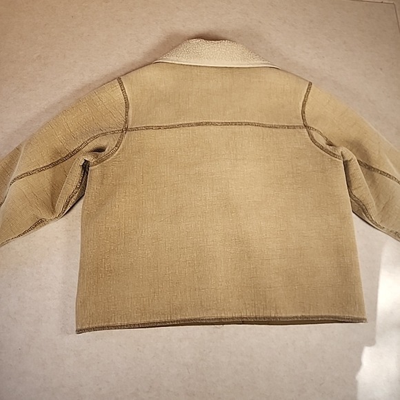 VTG Woolrich Women's XL Corduroy Sherpa Collar Jacket Button Front Pockets - Picture 10 of 10